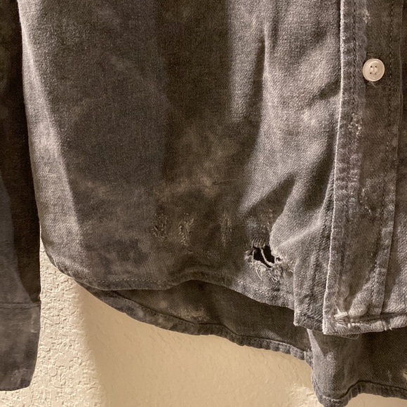 NSF 100% cotton button down size small men women flannel - Picture 7 of 10